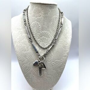 Brighton Charm Necklace Long 32” Length Toggle Closure Vintage Brighton